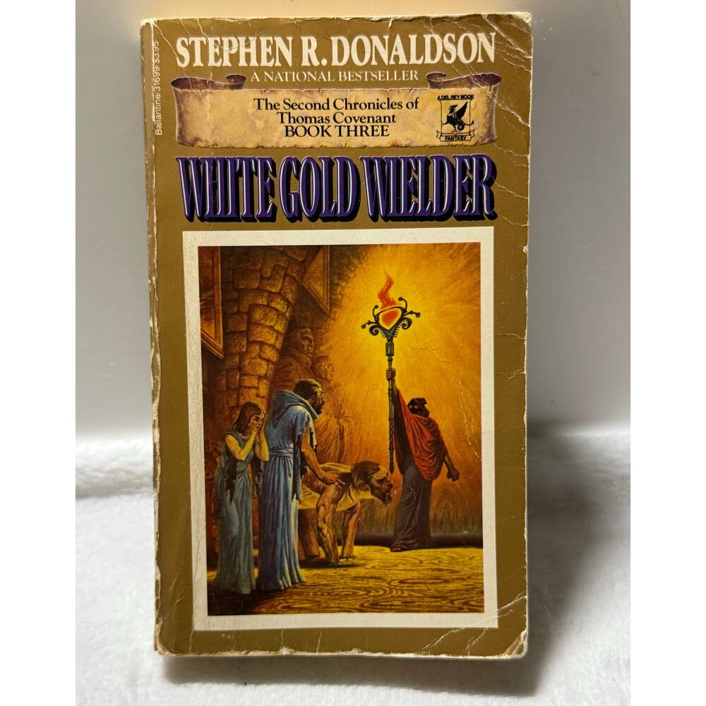 White Gold Wielder Stephen Donaldson 1984 Paperback Thomas Covenant Fantasy Book